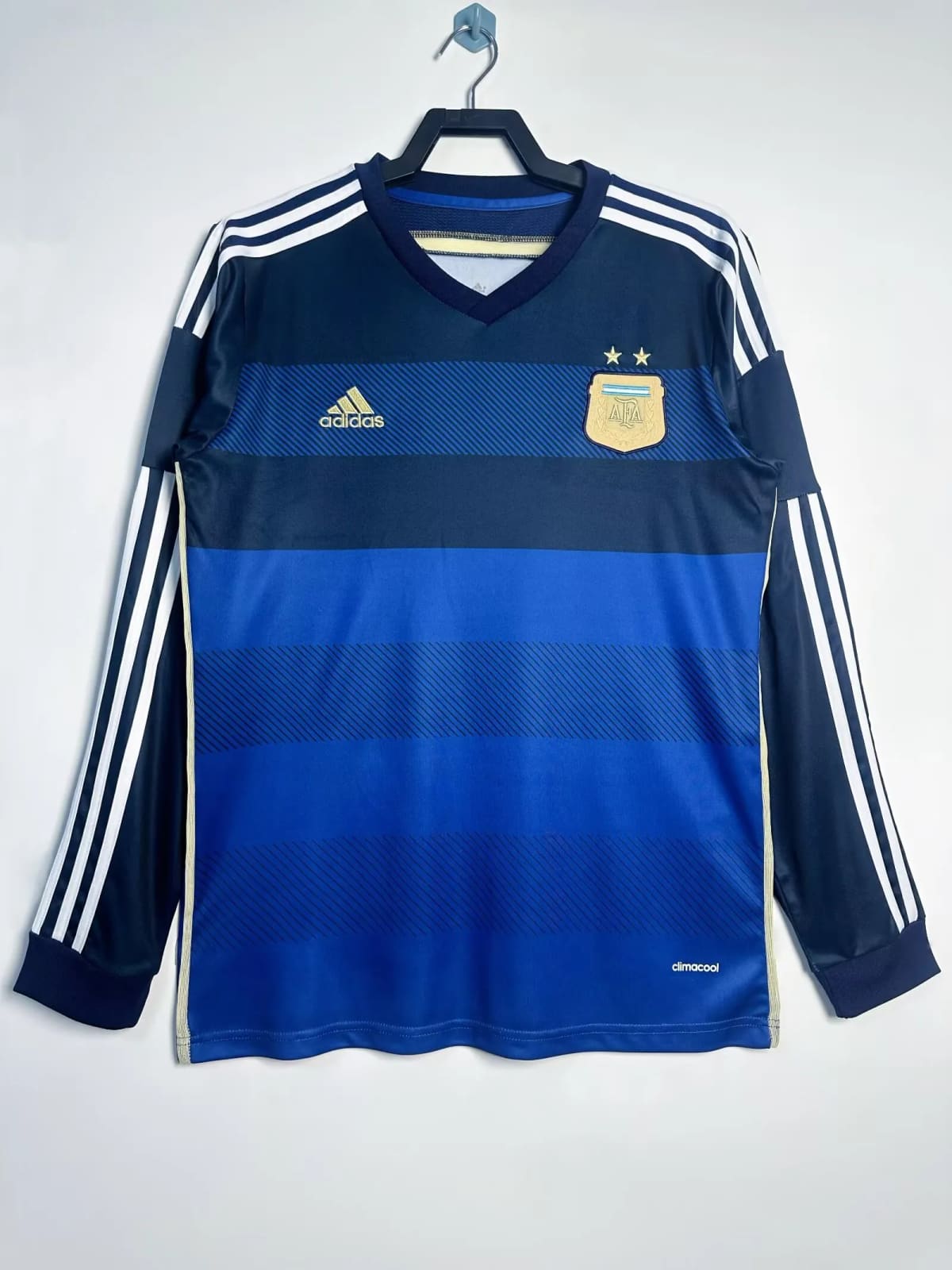 2014 Argentina Away Retro Long-Sleeve Jersey 1