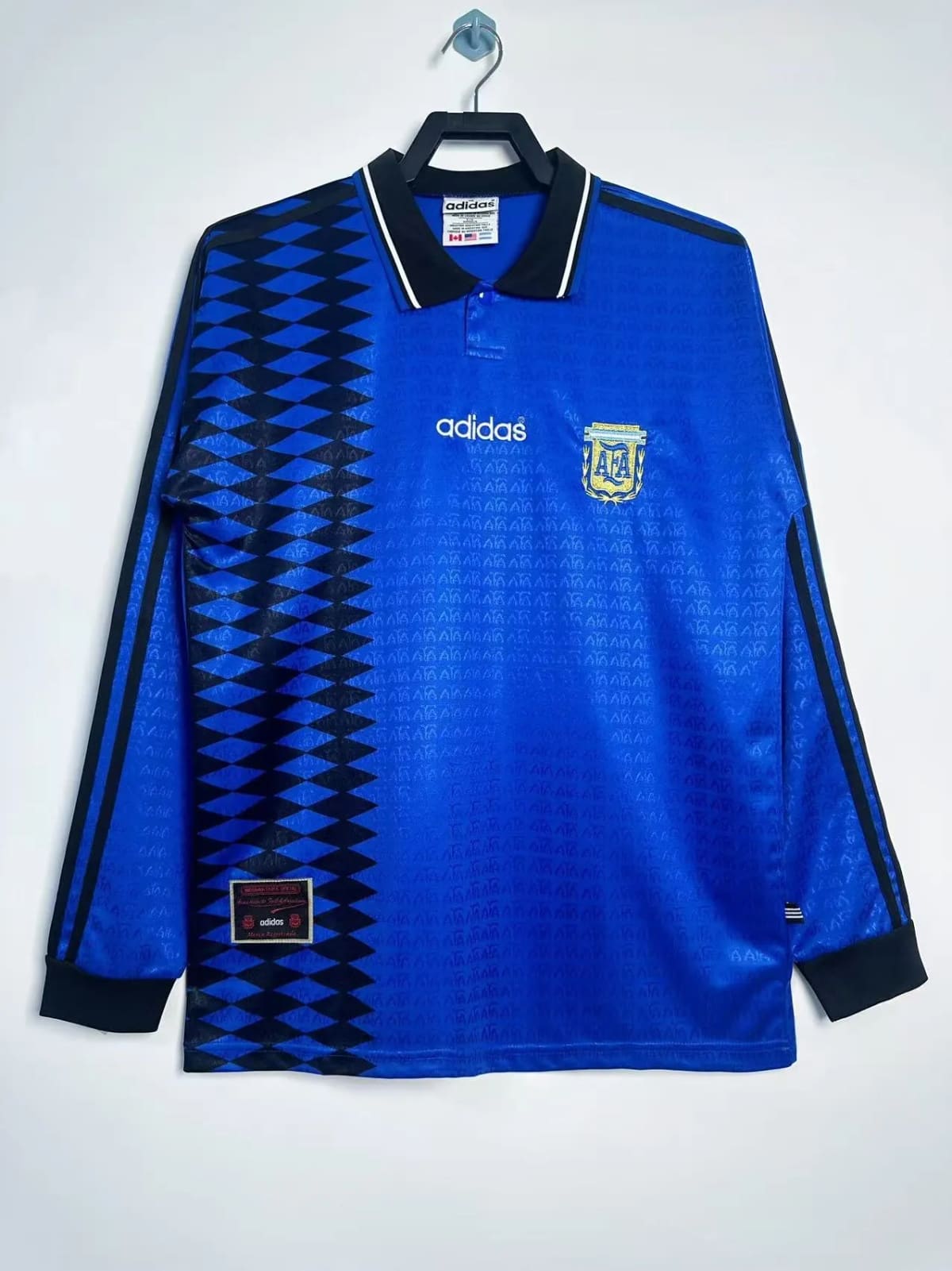 1994 Argentina Away Retro Long-Sleeve Jersey