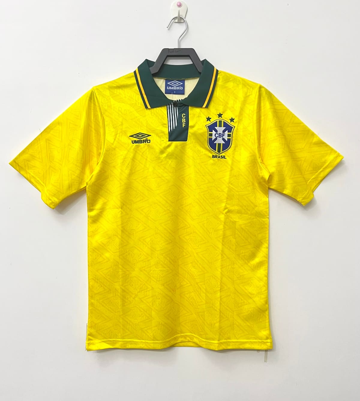1991-93 Brazil Home Retro Jersey