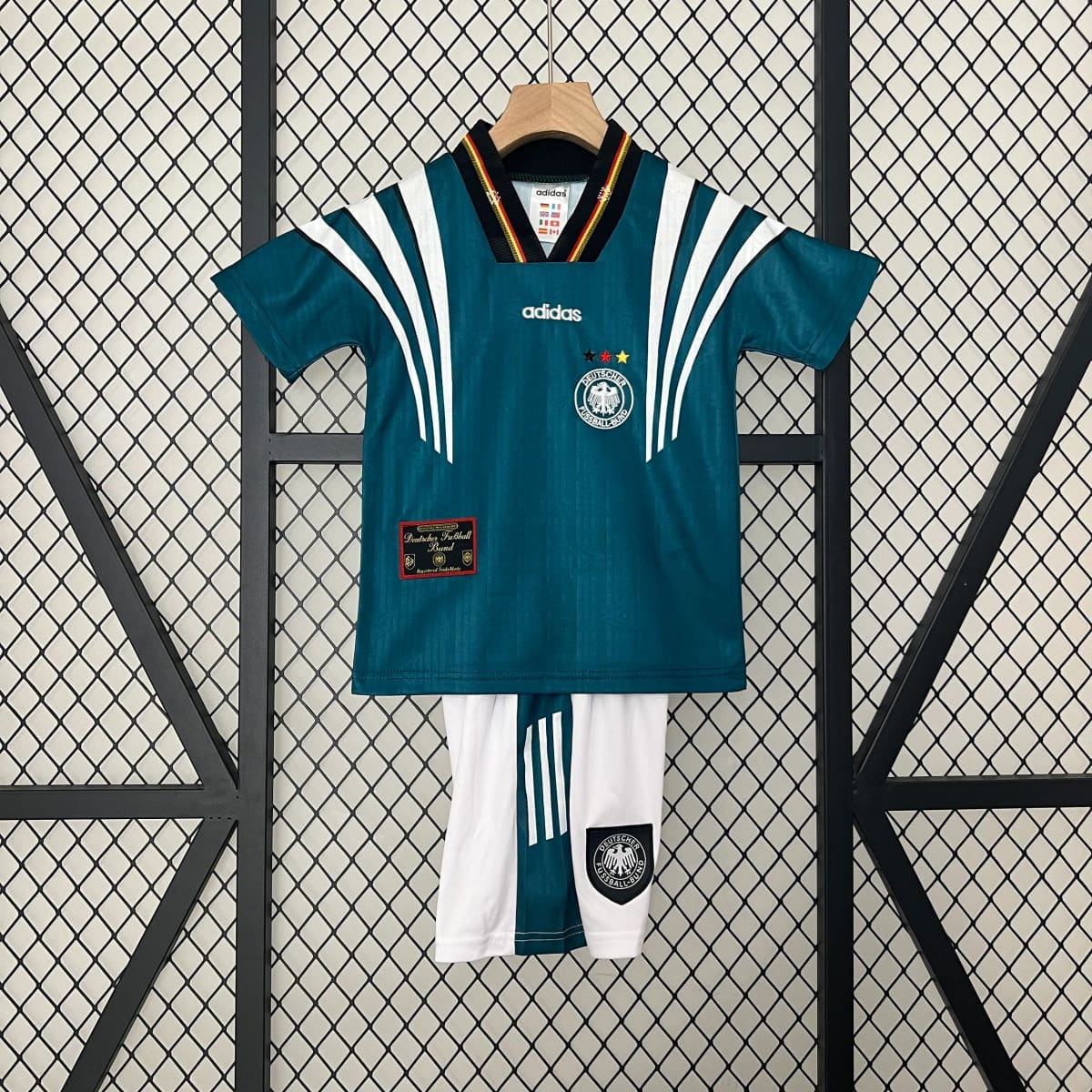 1996 Germany Away Retro Shirt - Kids