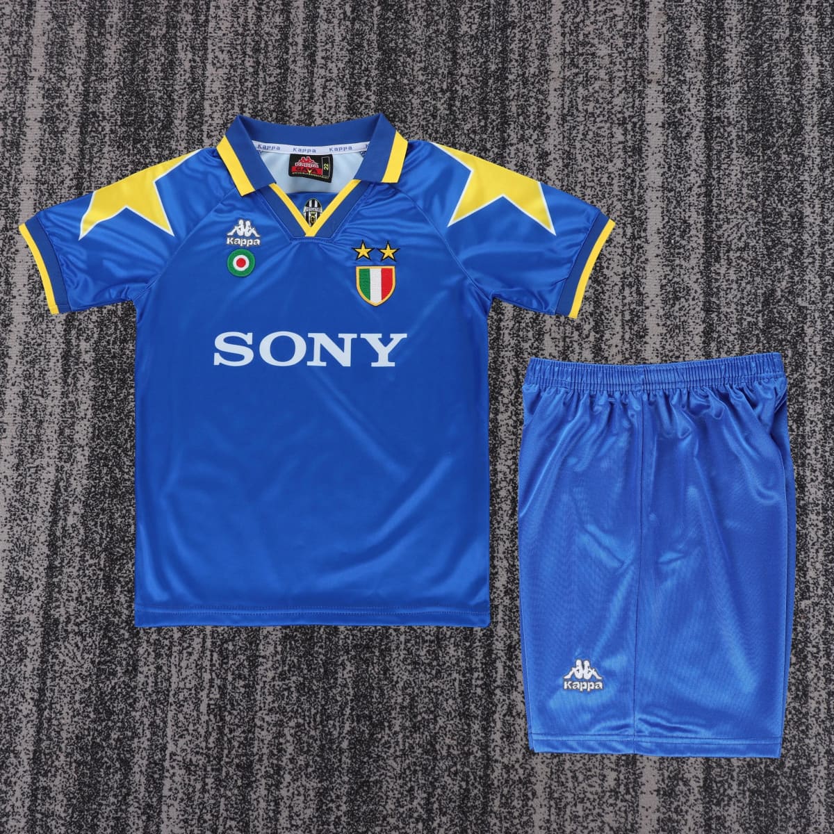 1995-96 Juventus Away Retro Jersey - Children's Size