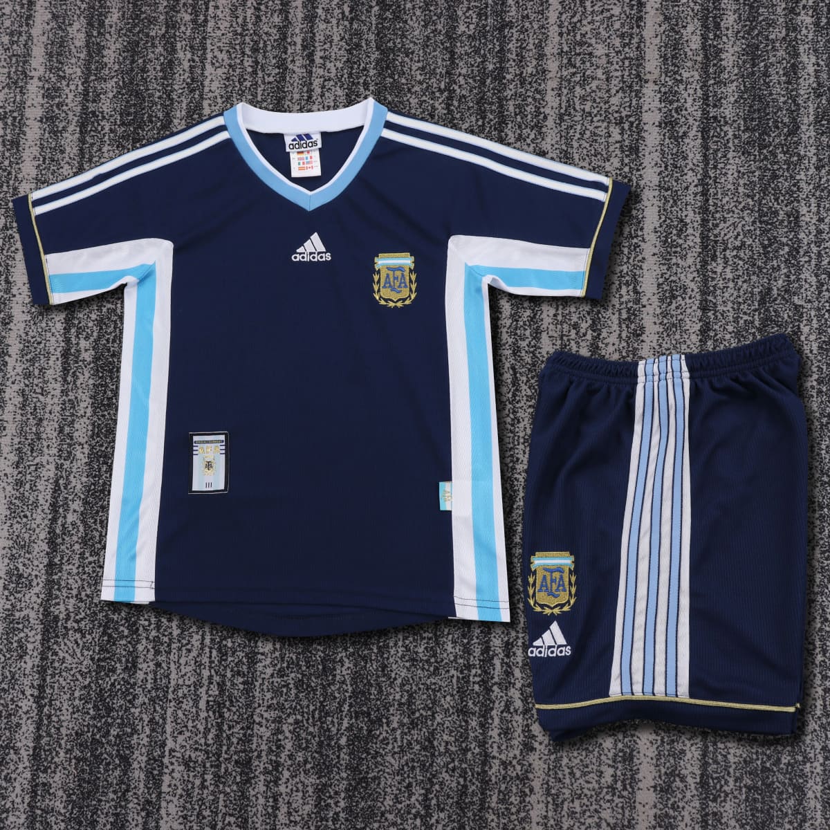 1998 Argentina Away Retro Jersey – Kids' 1