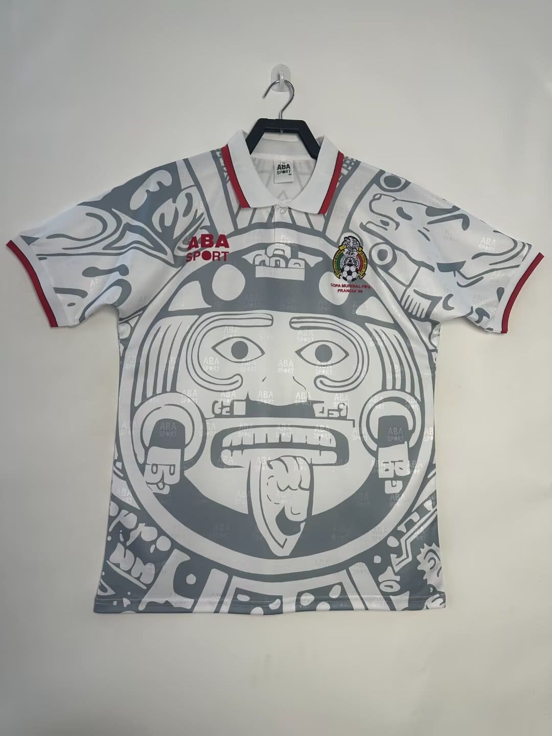 1998 Mexico Away Jacquard Retro Jersey