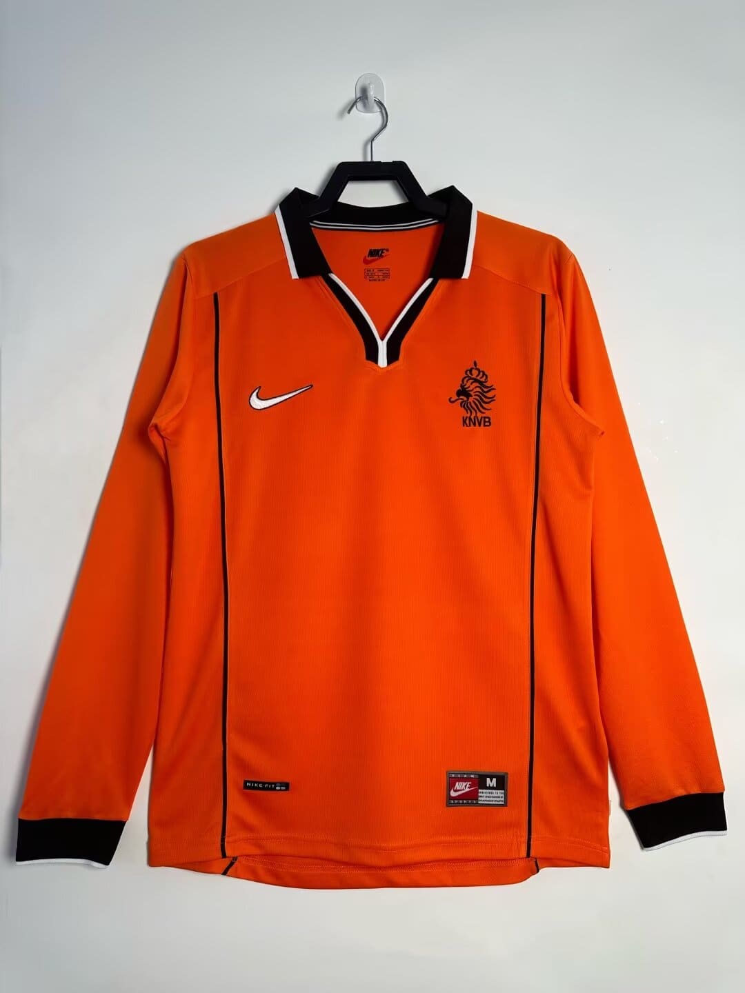 1998 Netherlands Home Long Sleeve Retro Jersey