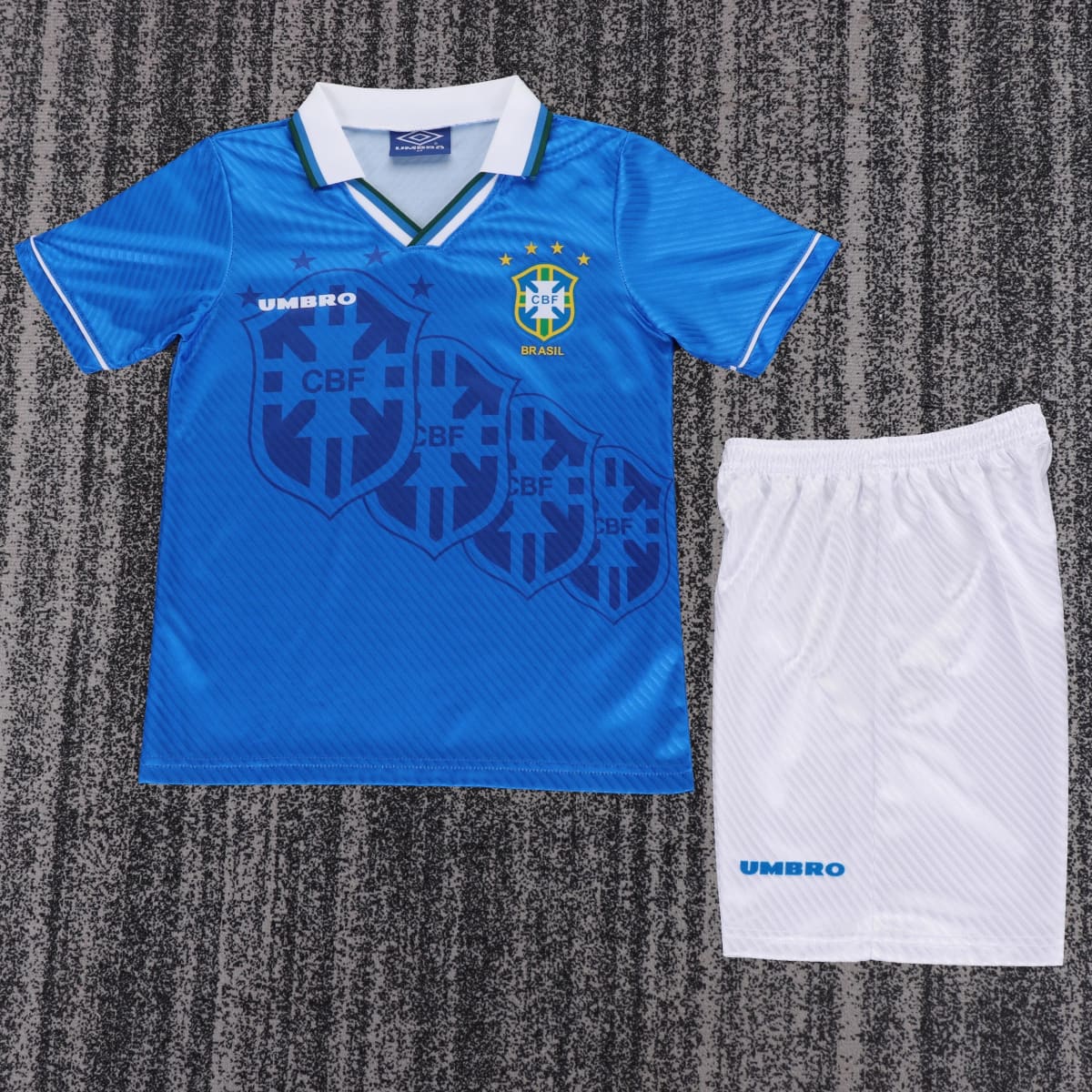 1996 Brazil Away Retro Jersey - Kids'