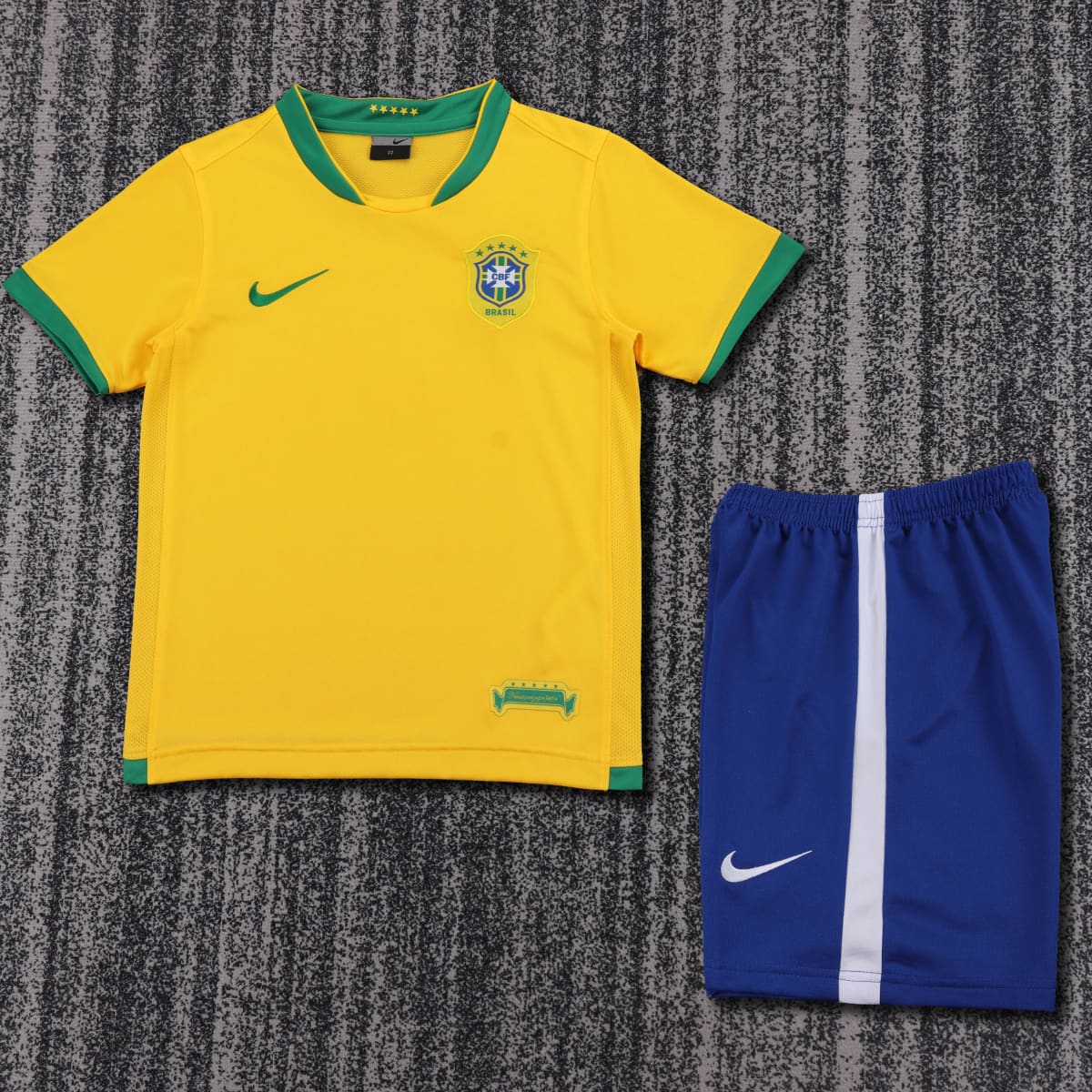 2006 Brazil Home Retro Jersey - Kids'