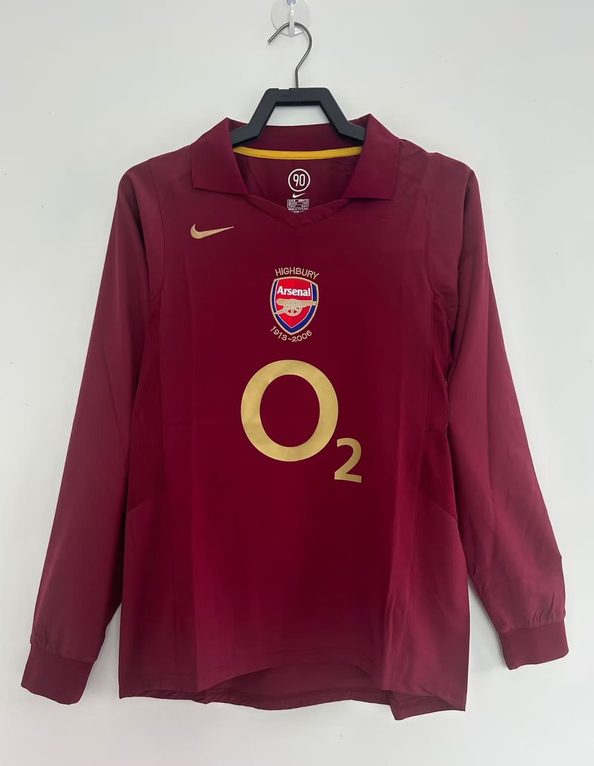2005-06 Arsenal Home Long Sleeve Retro Shirt