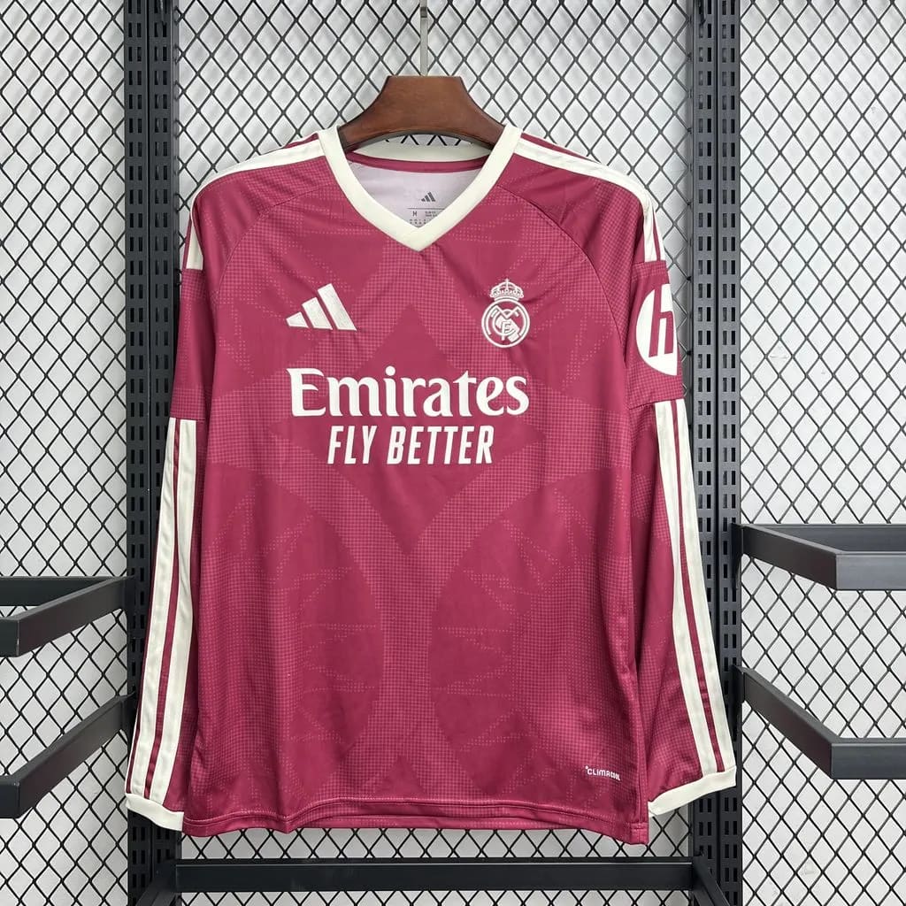 2026-27 Real Madrid Second Away Long-Sleeve Kit - Fan Edition