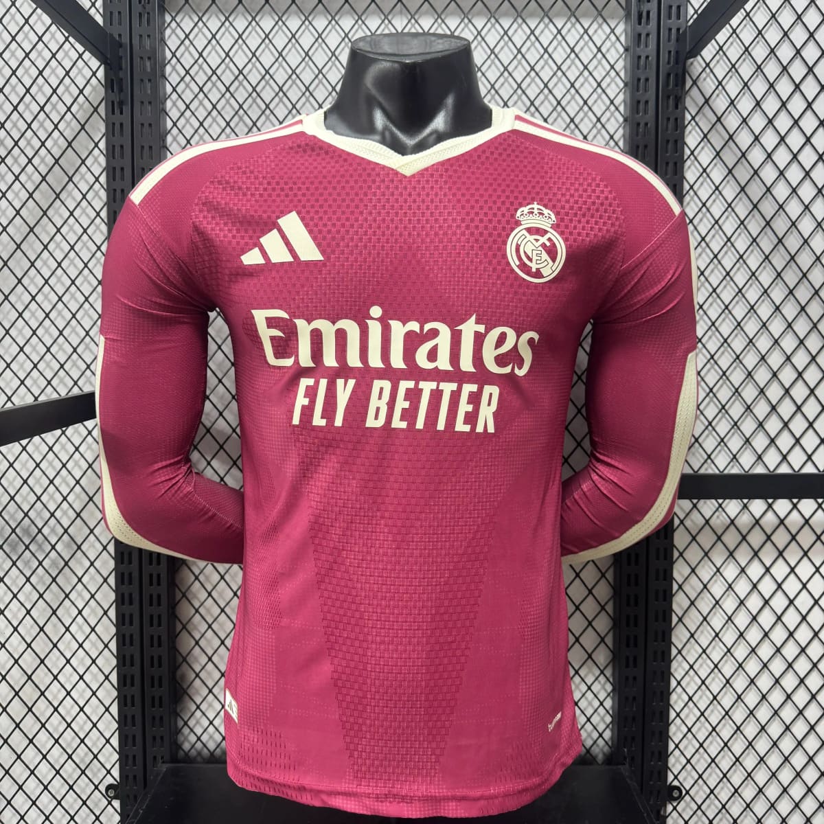 2026-27 Real Madrid Away Long-Sleeve Jersey – Player Version