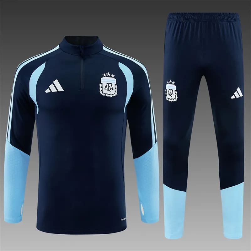 2026-27 Argentina Royal Blue Half-Zip Training Jersey