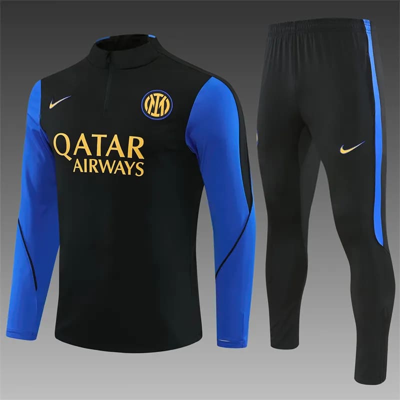 2026-27 Inter Milan Black Half-Zip Training Jersey