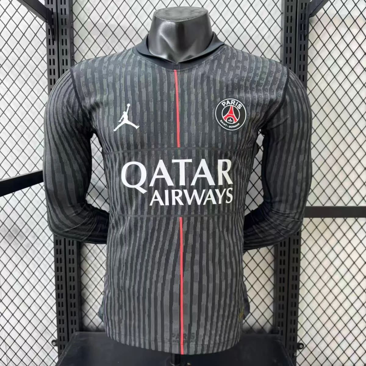 2025-26 Paris Saint-Germain Third Away Long-Sleeve Jersey – Player Version