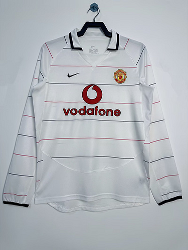 2003-05 Manchester United Away Long Sleeve Retro Shirt