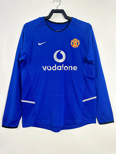 2002-03 Manchester United Second Away Long Sleeve Retro Jersey