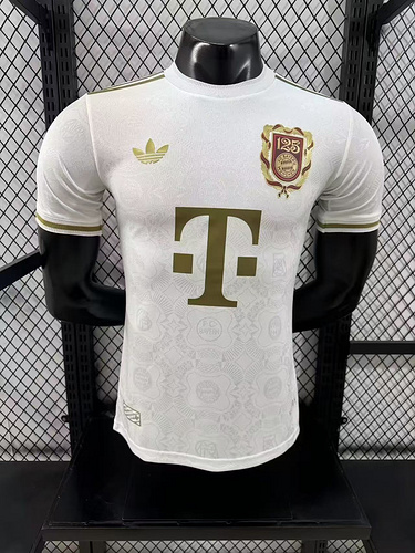 2025-26 Bayern 125th Anniversary Edition White Jersey - Players