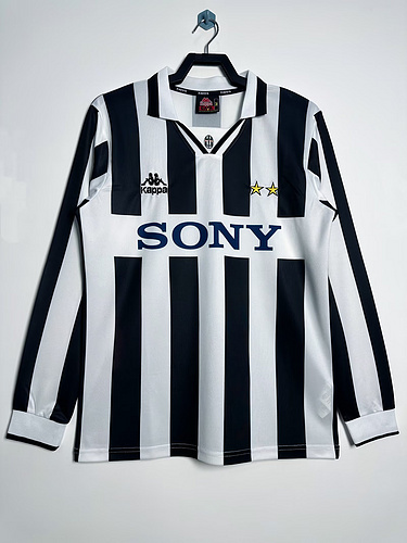 1995-97 Juventus Home Long Sleeve Retro Jersey