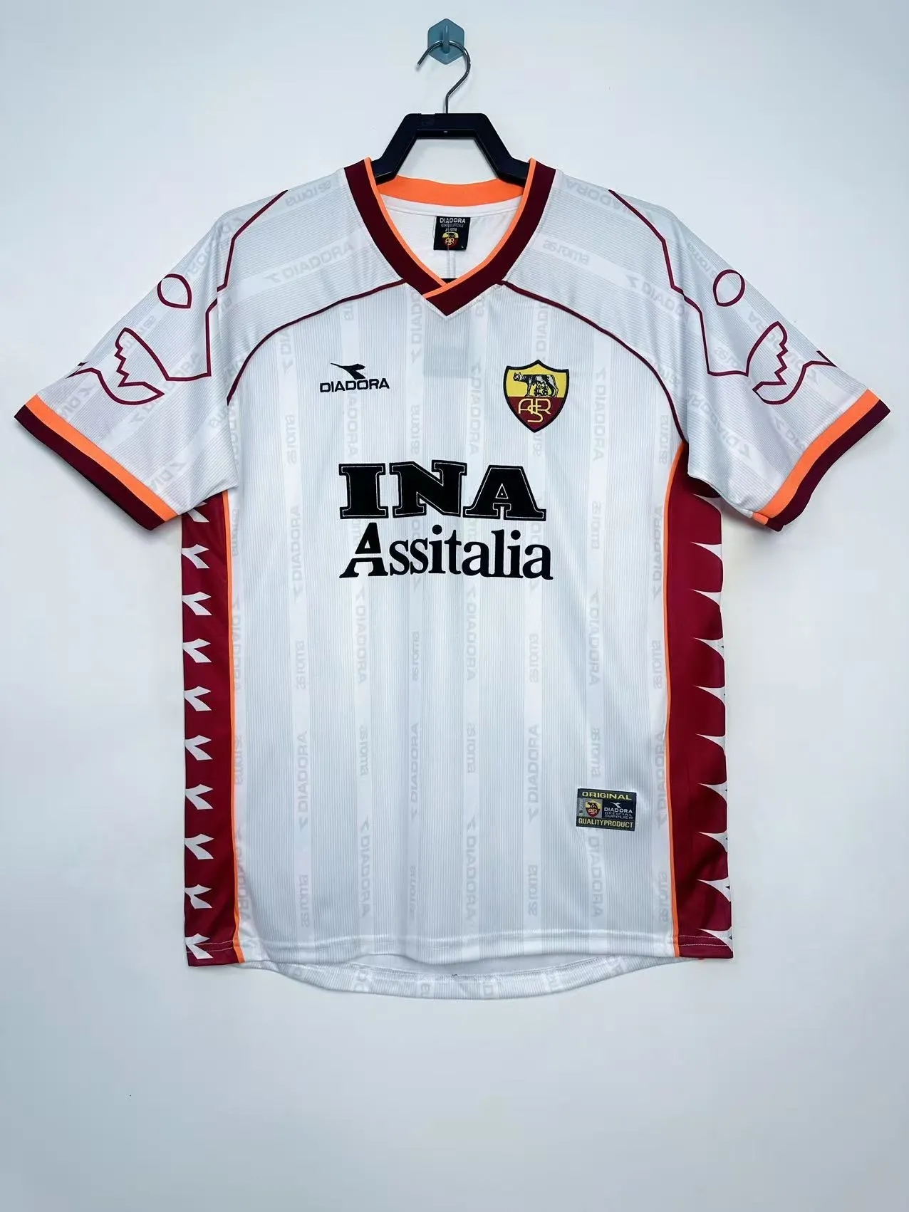 1999-00 Roma Away Retro Jersey