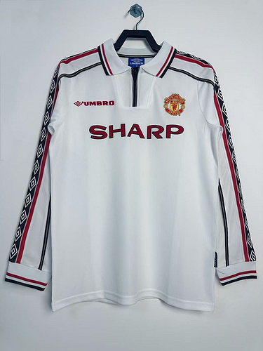 1998 Manchester United commemorative edition long-sleeved retro jersey