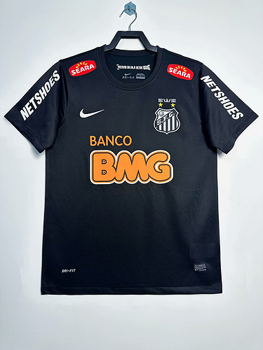 2012-13 Santos Retro Black Jersey 1