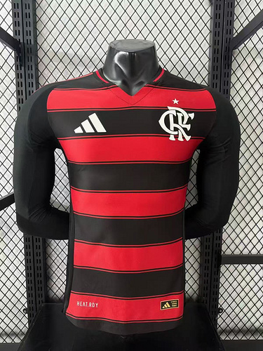 2025-26 Flamengo Home Long Sleeve Shirt - Players 1