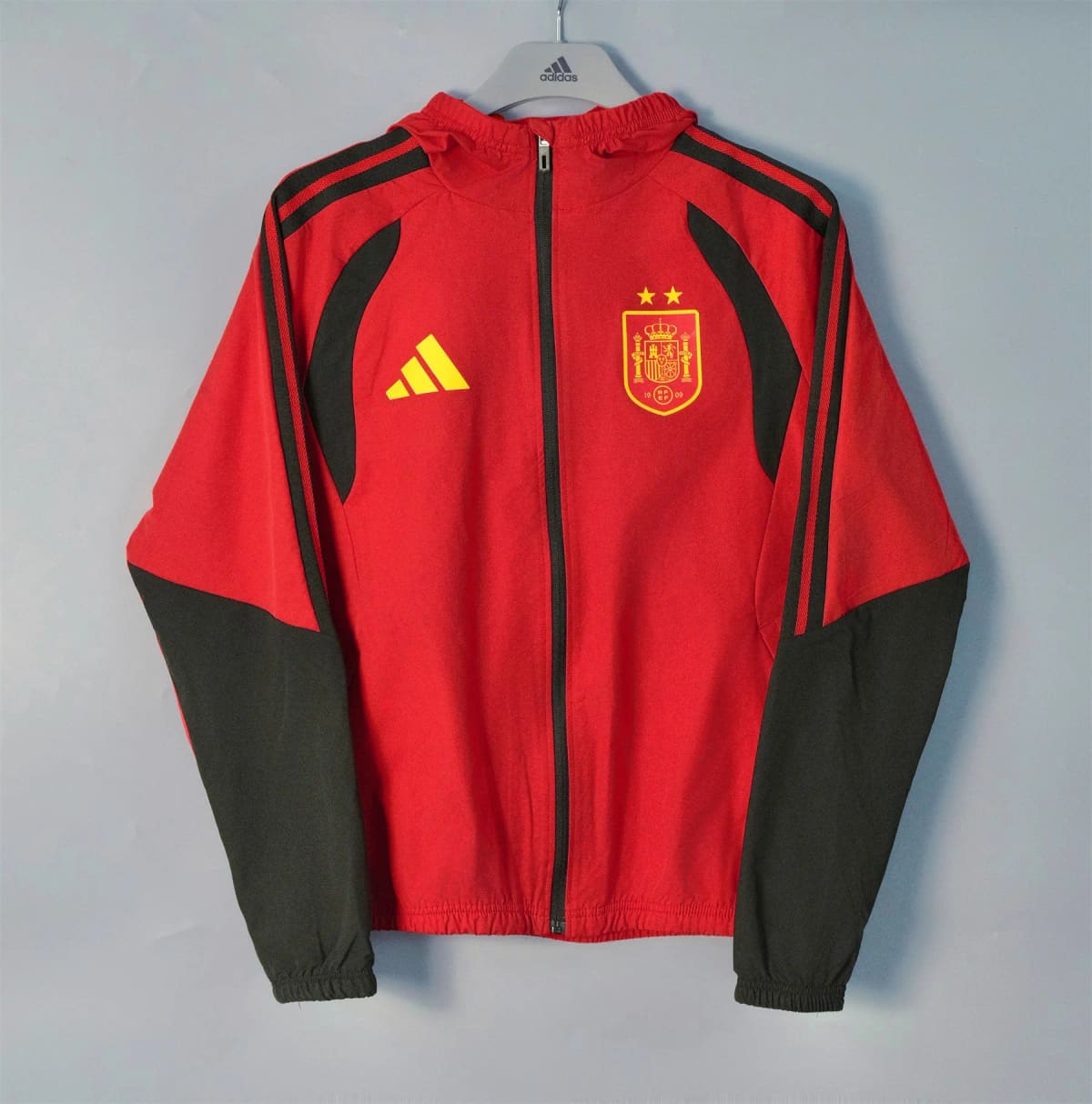 2026-27 Spain Hooded Waterproof Windbreaker