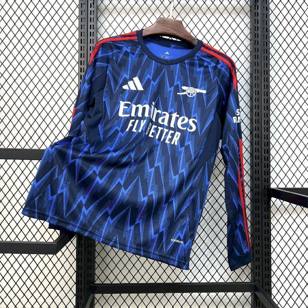 2025-26 Arsenal Away Long-Sleeve Kit - Fan Edition