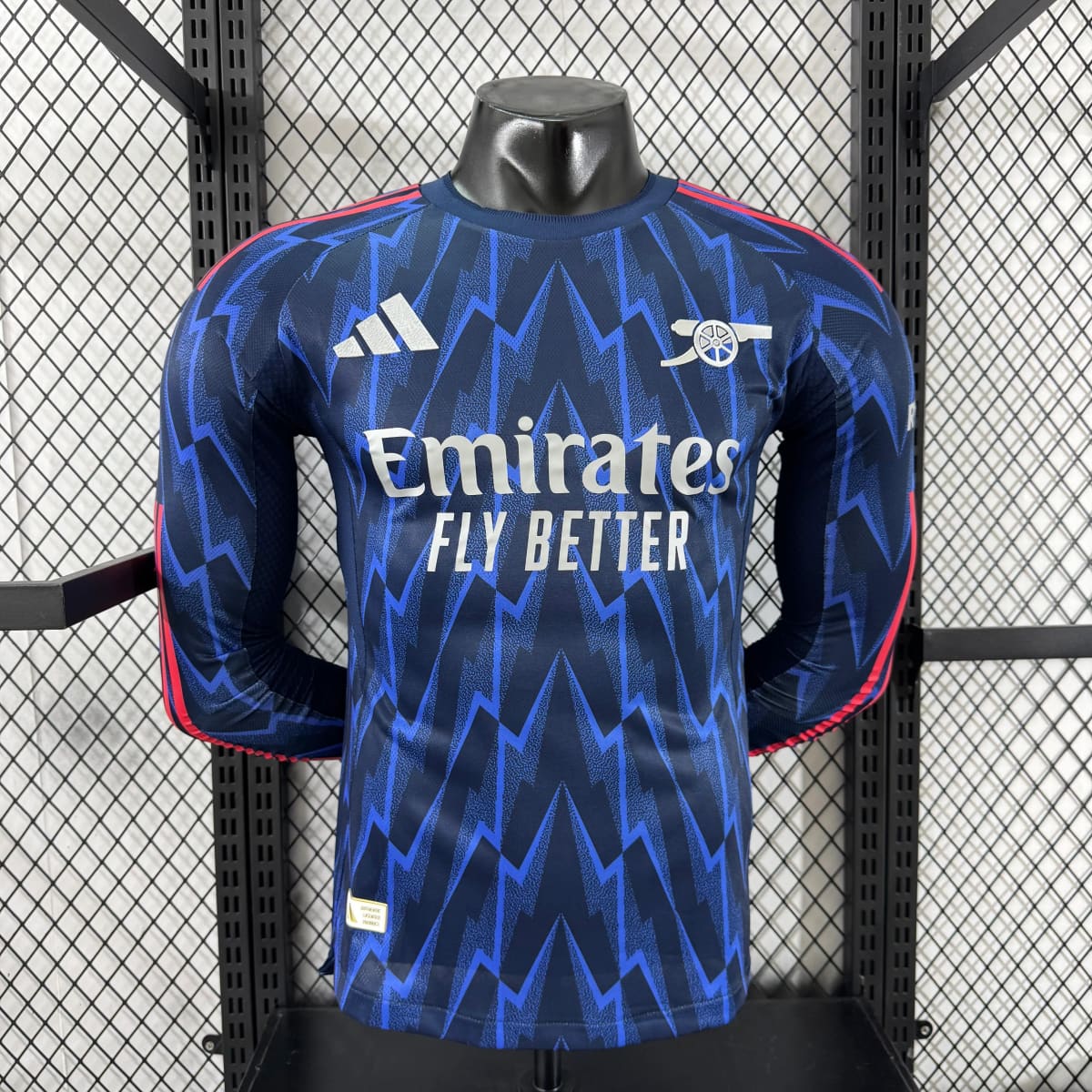 2025-26 Arsenal Away Long-Sleeve Jersey – Player Version