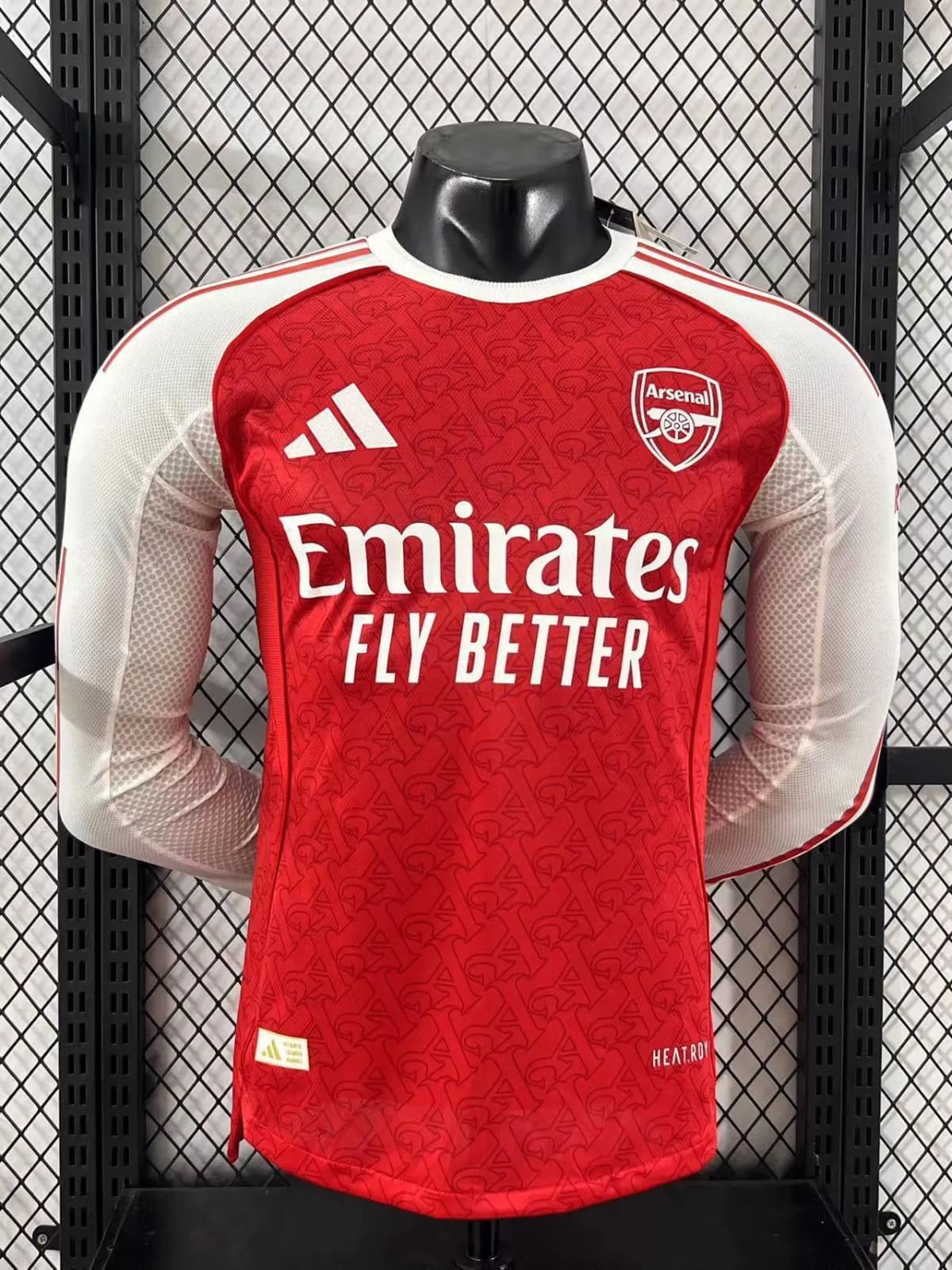 2025-26 Arsenal Home Long-Sleeve Jersey – Player Version