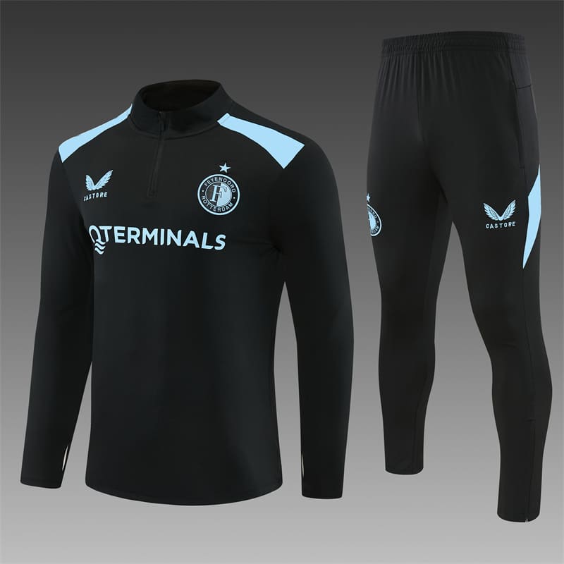 2026-27 Feyenoord Black Half-Zip Training Jersey