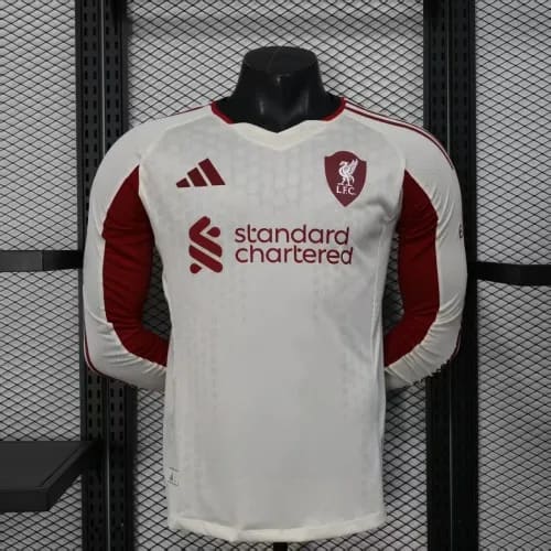 2025-26 Liverpool Away Long Sleeve Shirt - Player Edition