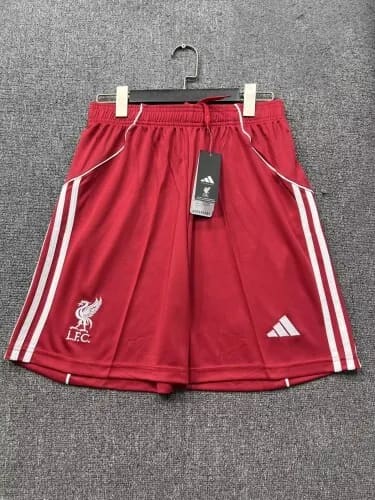2025-26 Liverpool Home Shirt Shorts