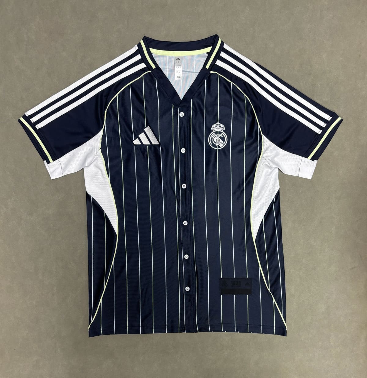 2025-26 Real Madrid Baseball Jersey