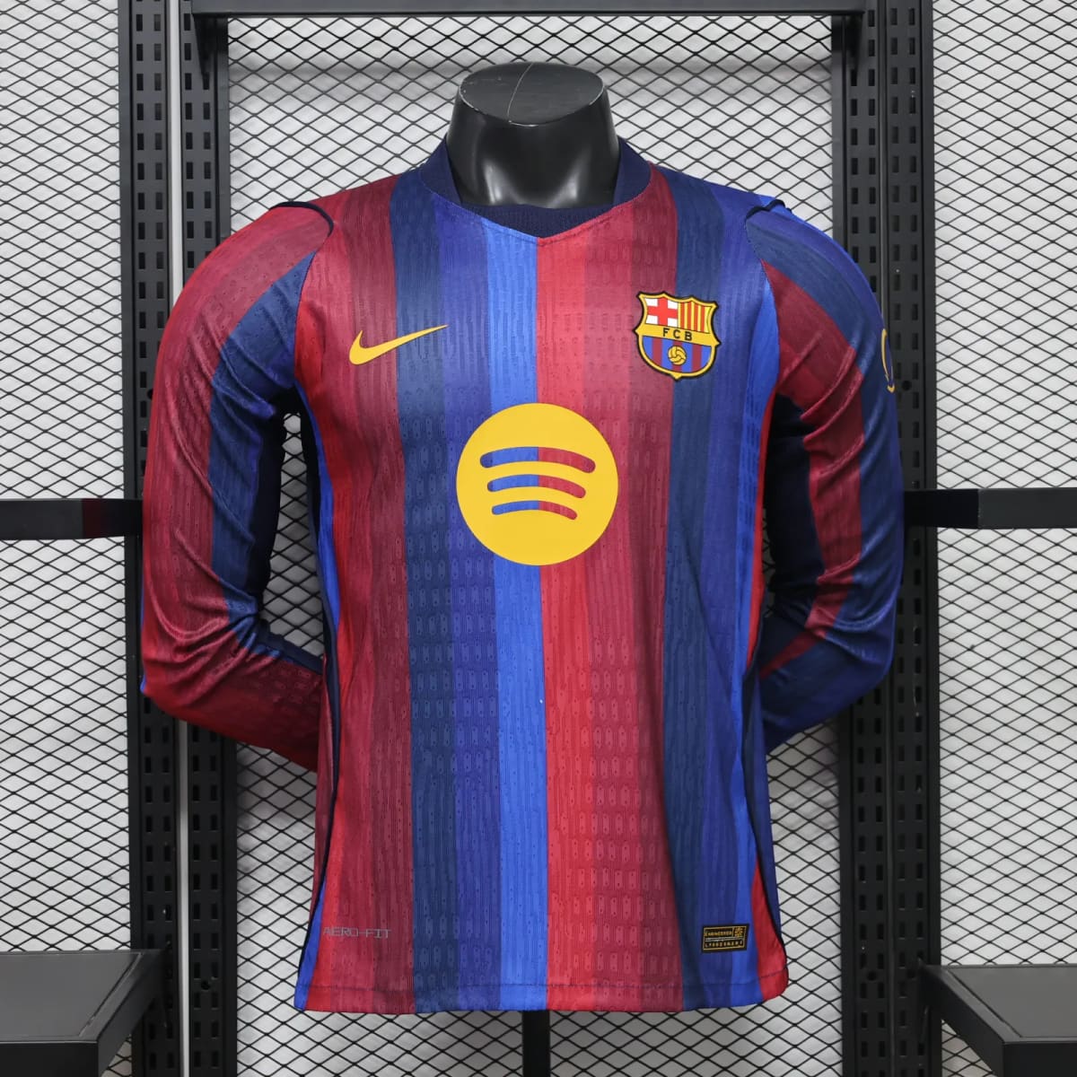 2026-27 Barcelona Home Long-Sleeve Jersey – Player Version