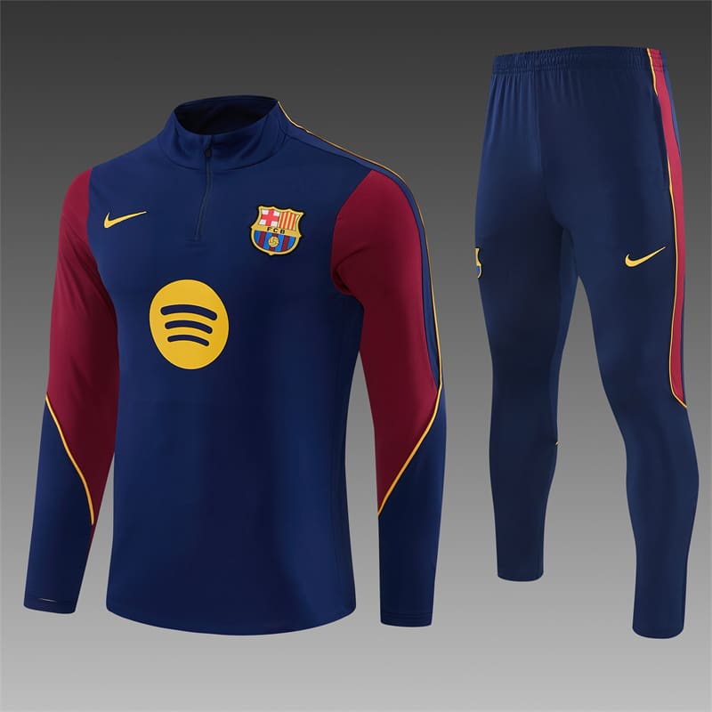 2026-27 Barcelona Royal Blue Half-Zip Training Jersey
