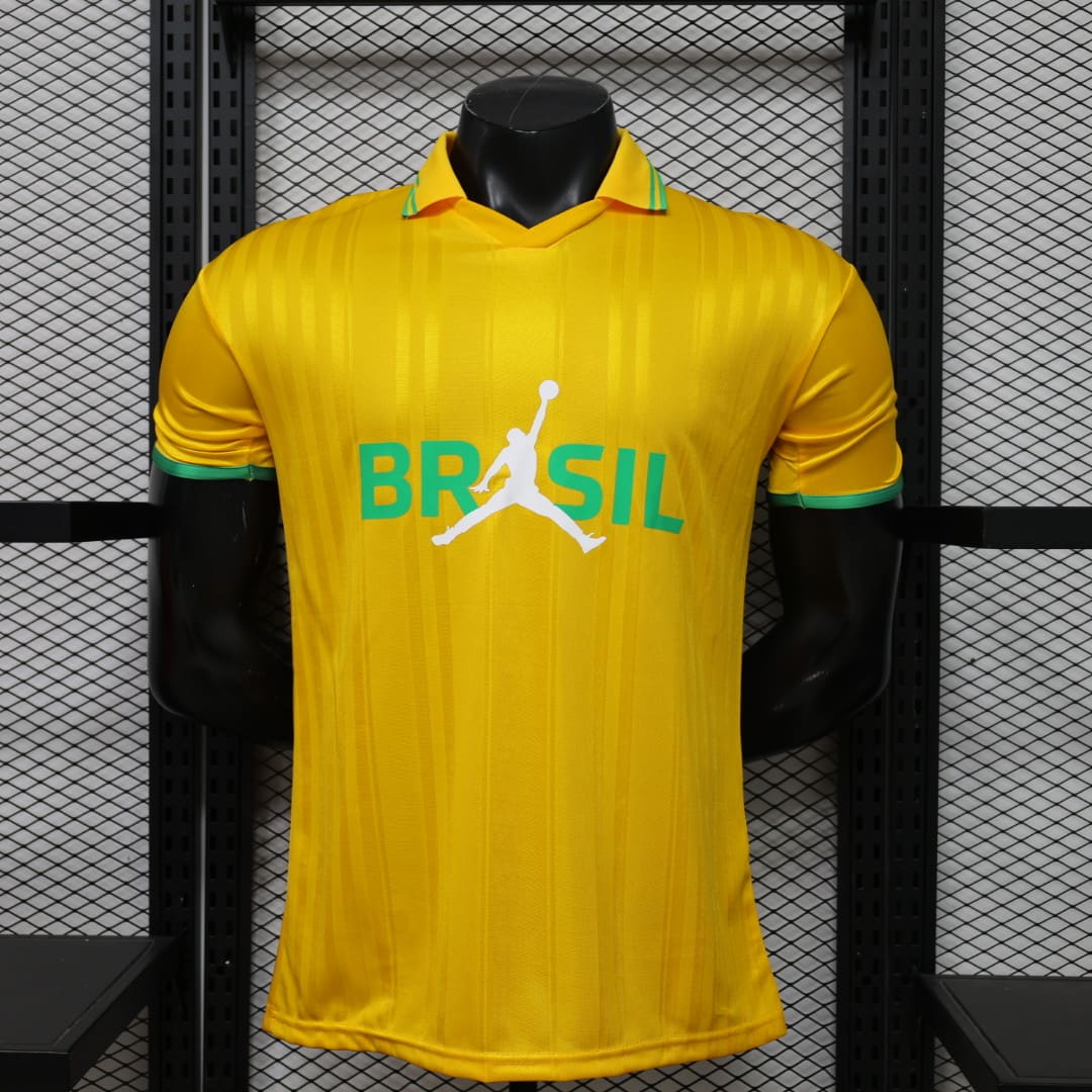 2026-27 Brazil Jordan Yellow Jersey - Player Version