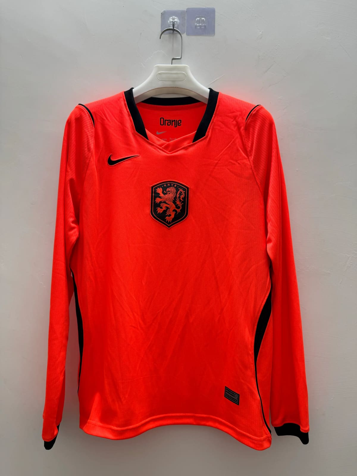 2026-27 Netherlands Home Long-Sleeve Jersey - Fan Edition