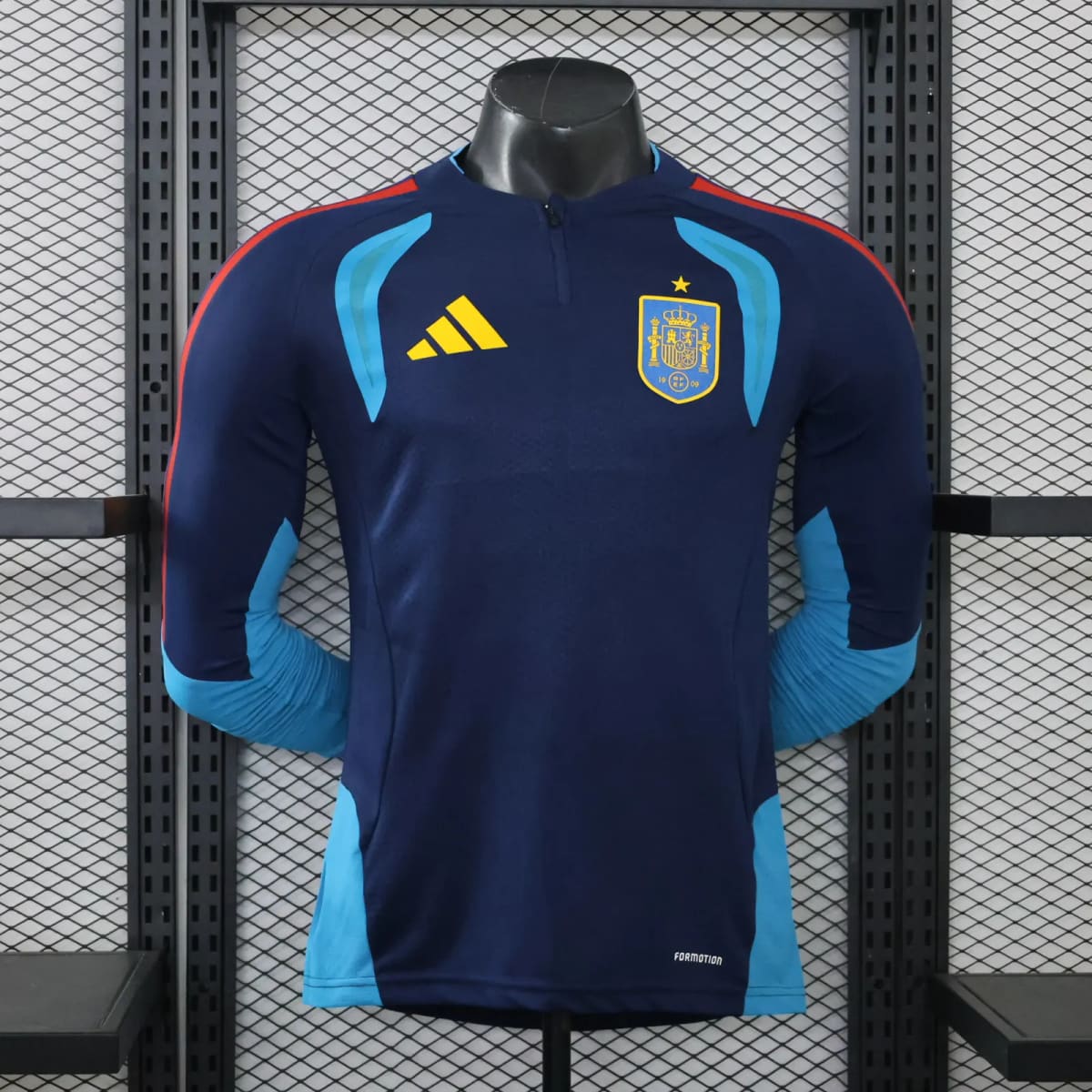 2026-27 Spain Long-Sleeve Training Jersey – Player Version