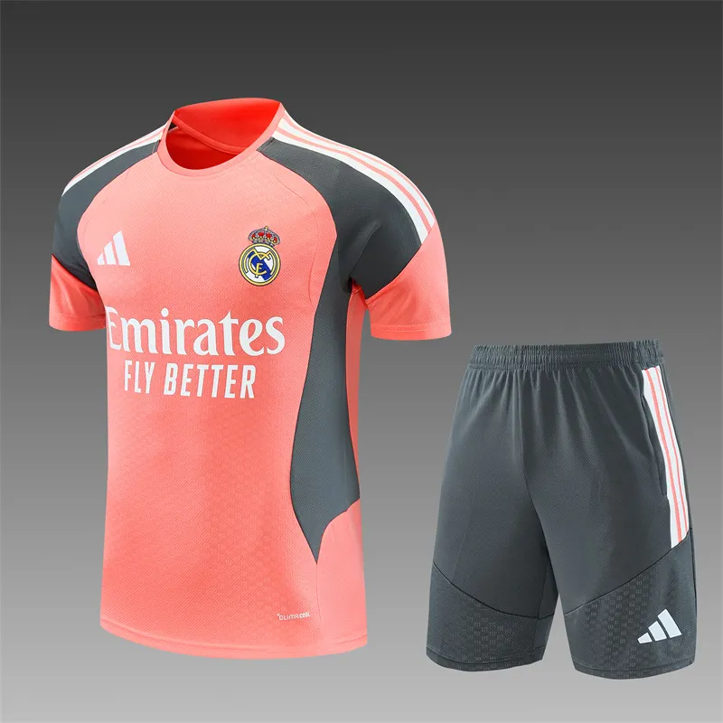 2026-27 Real Madrid Orange-Pink Training Jersey 1