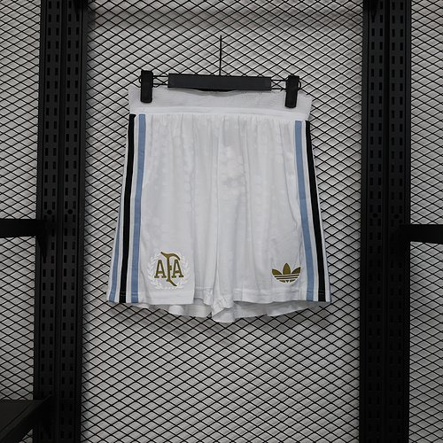 2025-26 Argentina White Shorts Jersey - Player Edition 1