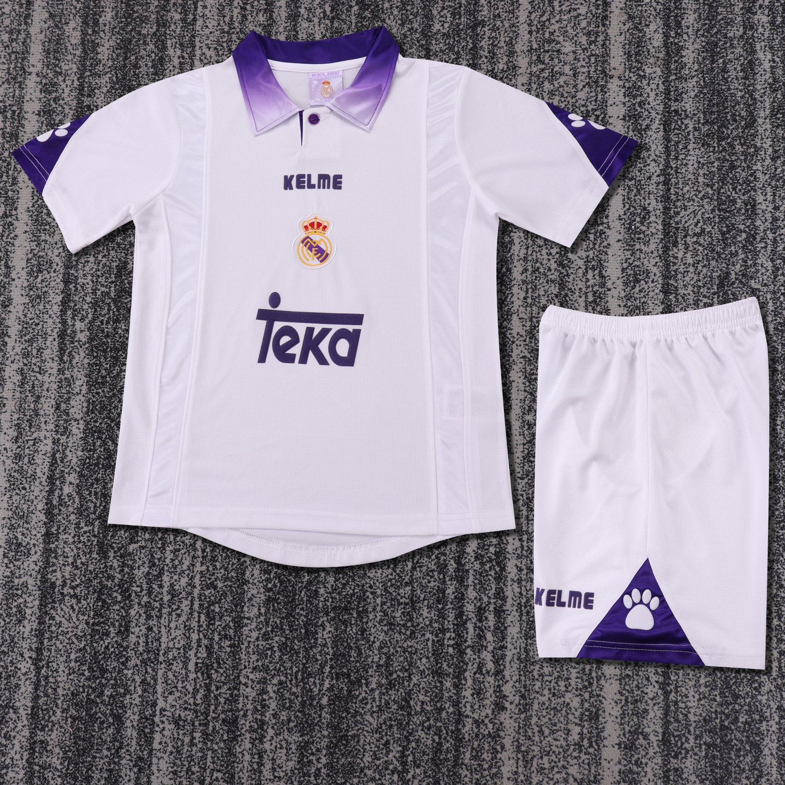 1997-98 Real Madrid Home Retro Shirt - Kids Sizes