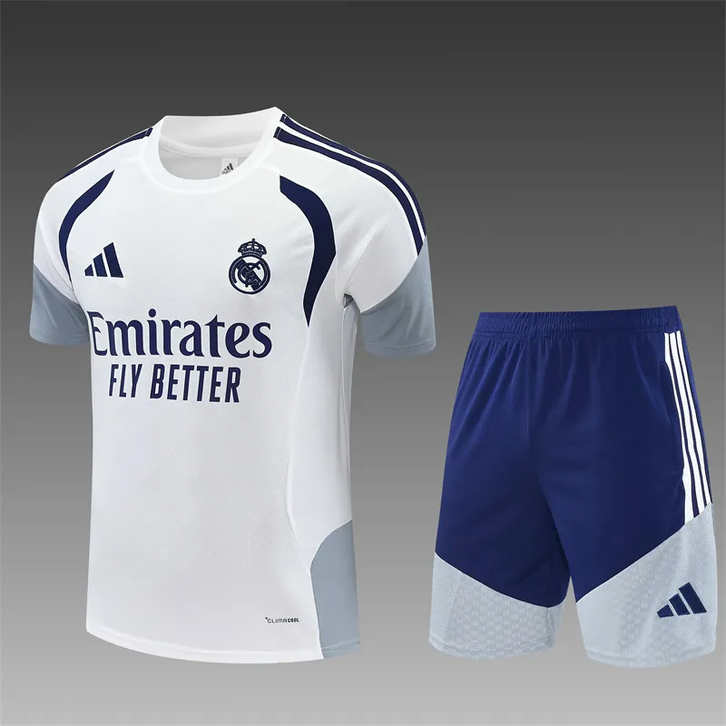 2026-27 Real Madrid White Short-Sleeve Training Jersey 1