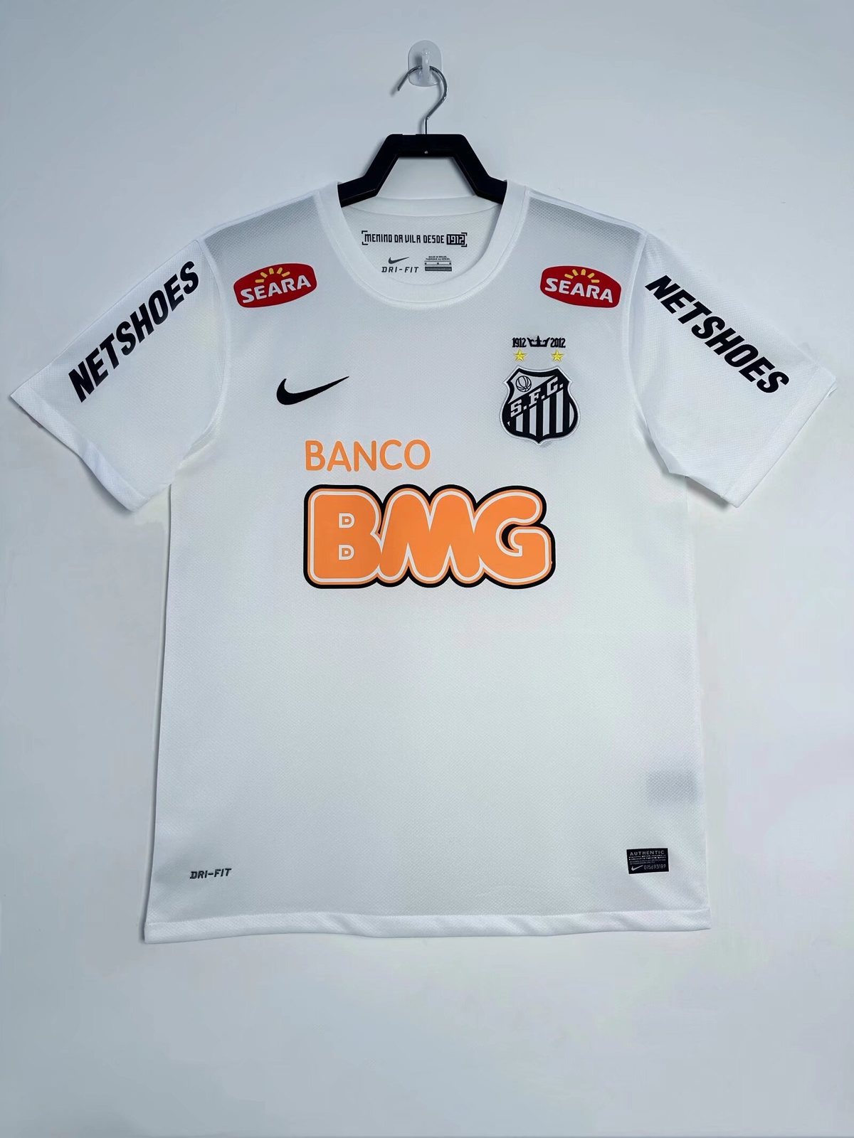 2012-13 Santos Home Retro Jersey (with red epaulettes) 1