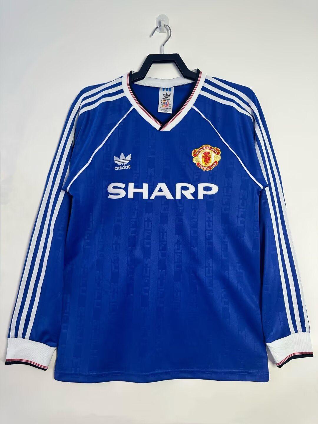 1988-90 Manchester United second away long sleeve retro jersey 1