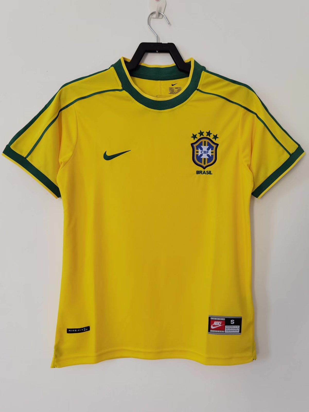 1998 Brazil Home Retro Jersey 1