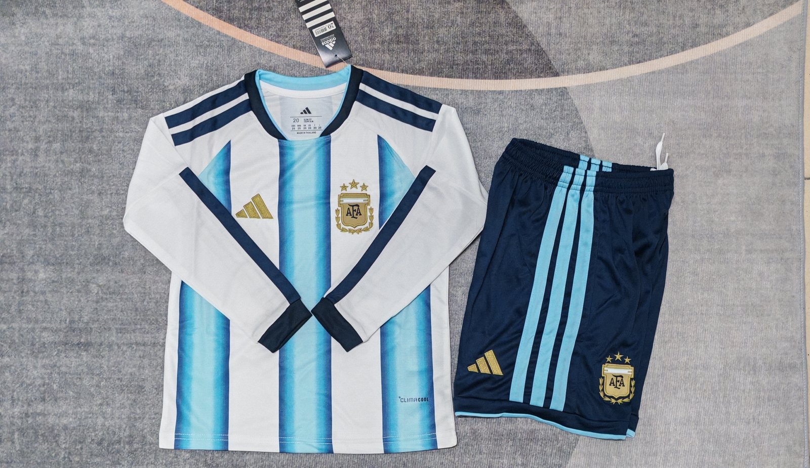 2026-27 Argentina Home Long-Sleeve Jersey - Kids 1