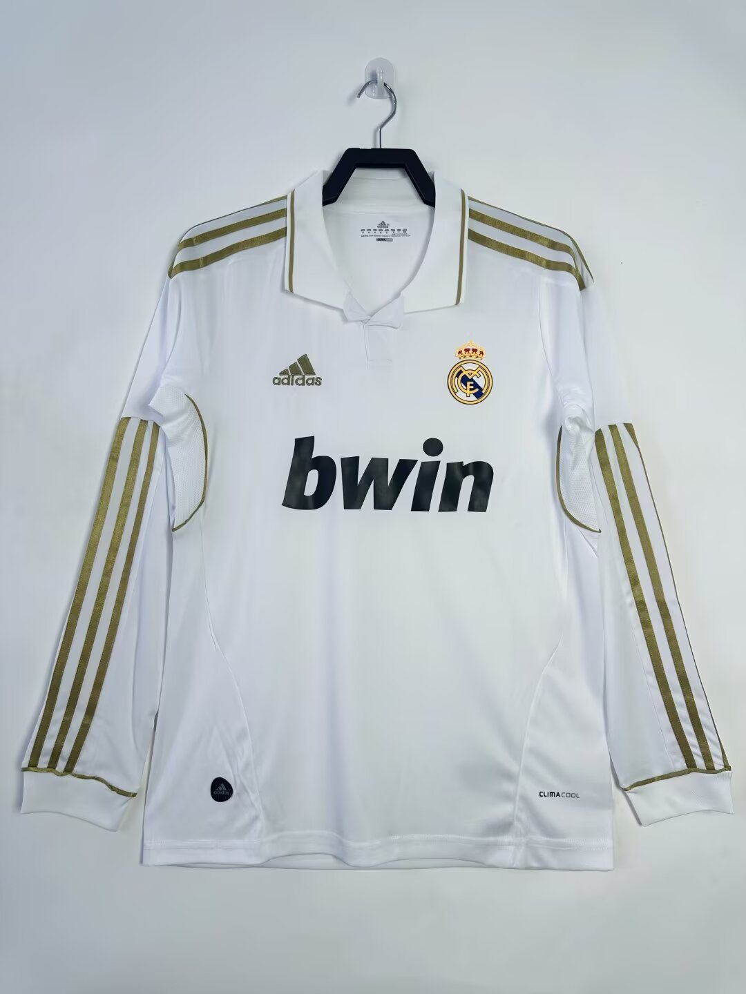 2011-12 Real Madrid Home Long Sleeve Retro Jersey 1