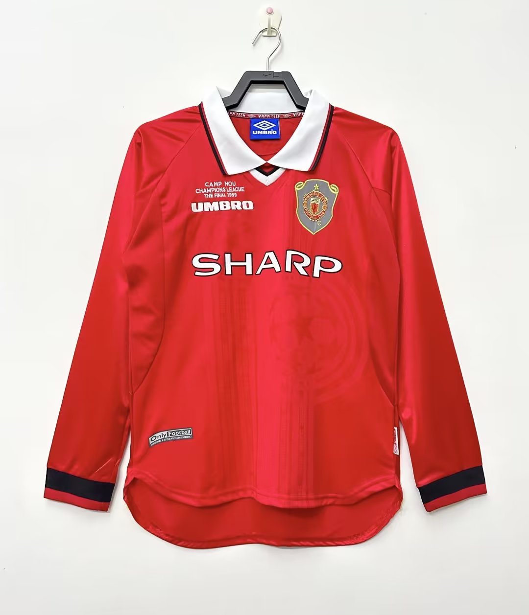 1999-00 Manchester United Home Long Sleeve Retro Shirt 1
