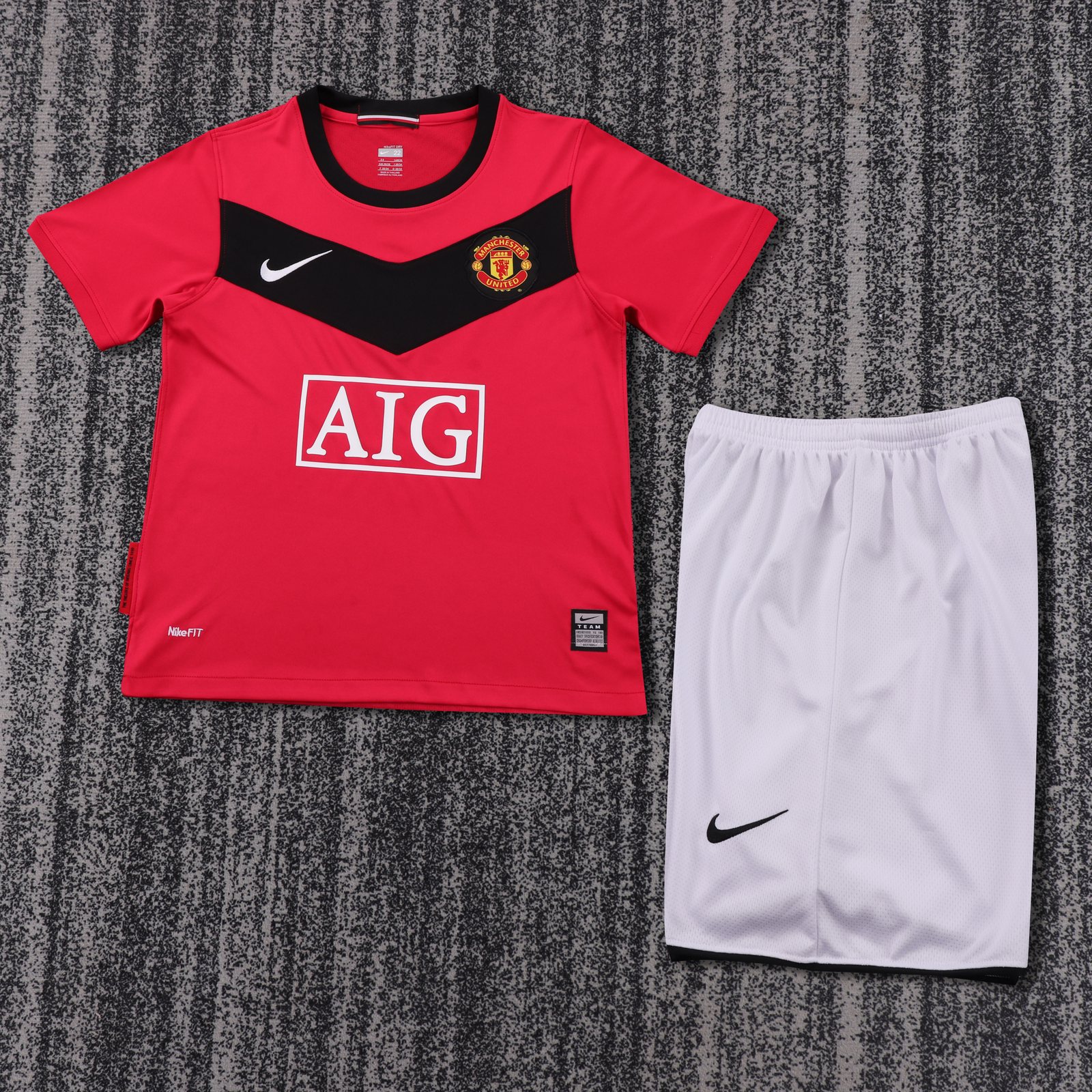 2010 Manchester United Home Retro Jersey - Kids 1
