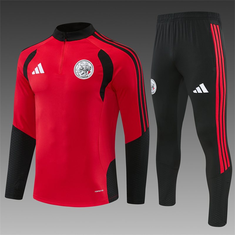 2026-27 Ajax Red Half-Zip Training Kit 1