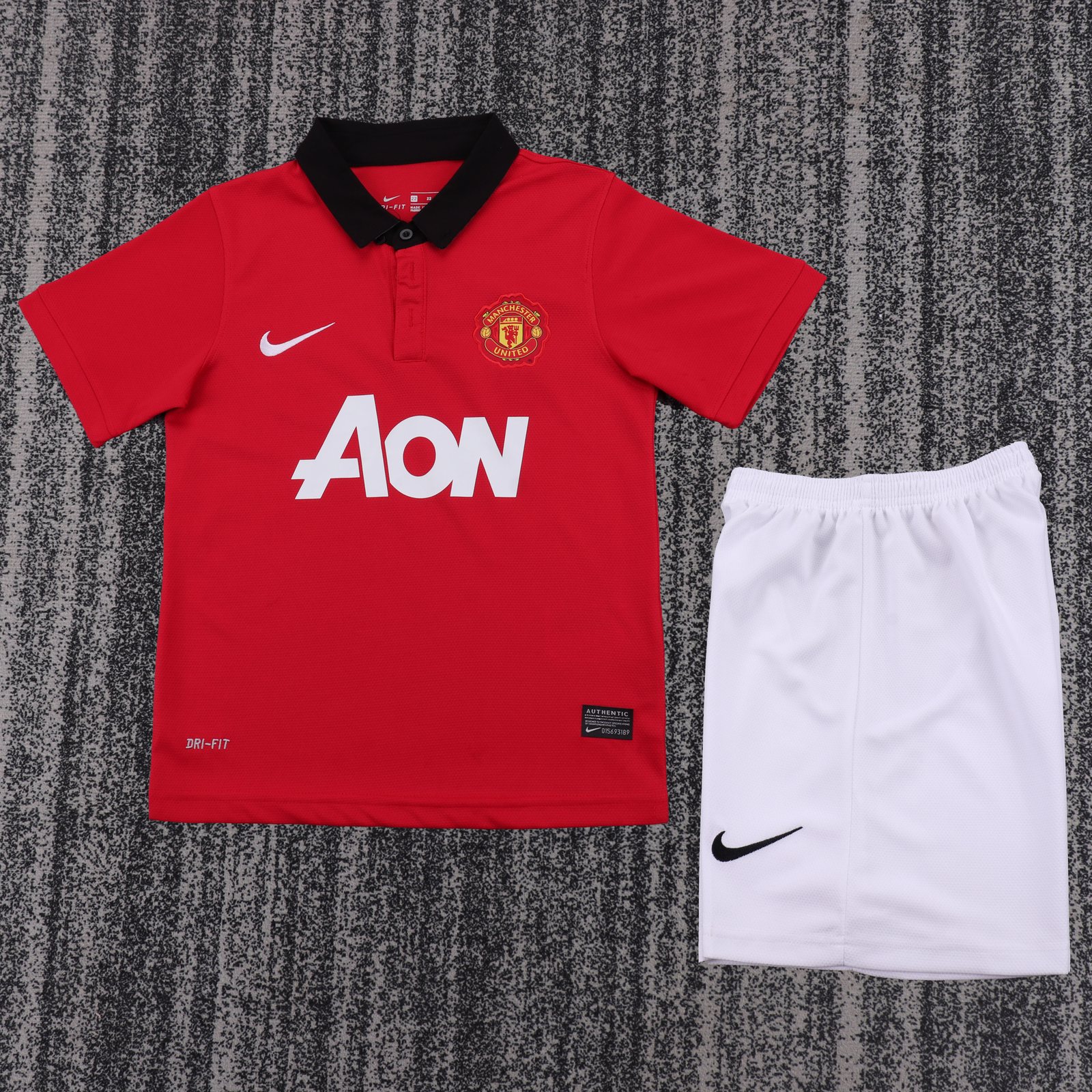 2013-14 Manchester United Home Retro Jersey - Kids 1